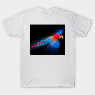 Flying Neon Macaw T-Shirt